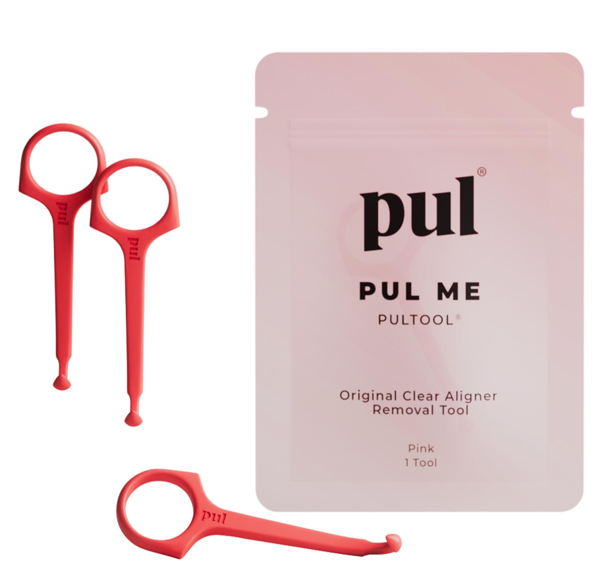 Clear Aligner Removal Tool for Invisalign by PULTOOL - Smile Direct Club Removal Tool - Invisible Aligner Remover - Aligner Remover - Retainer Remover - 3 Pack