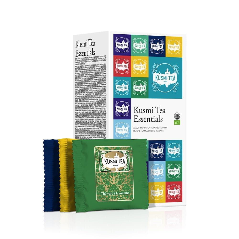 Sampler Assortment Variety Box - Gift Idea for Men and Women - Organic Tea - Green Tea, Black Tea, Herbal Tea, Detox - A Selection of 8 Iconic Blends - 24 Tea Bags