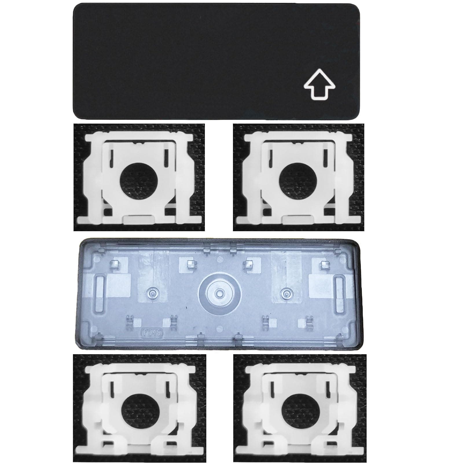 Individual Key Cap with Hinge Replacement for MacBook Pro (M1 M2) A2141 A2251 A2289 A2338 A2442 A2485,Replace for MacBook Air A2179 A2337 A2681 Keyboard Keycap (Right Shift Key)