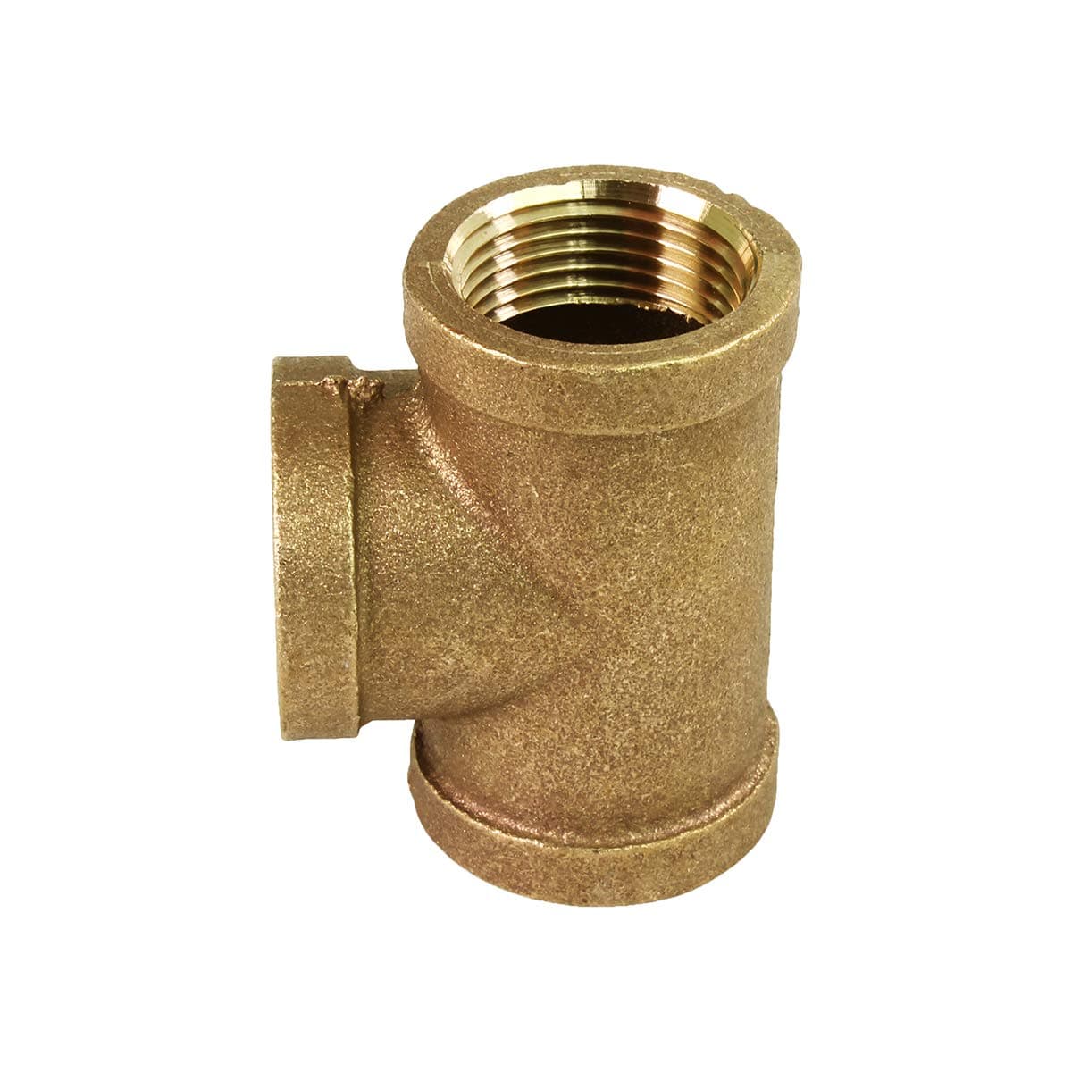 Supply Giant CSUF0034 3/4''-Inch Brass Tee Pipe Fitting
