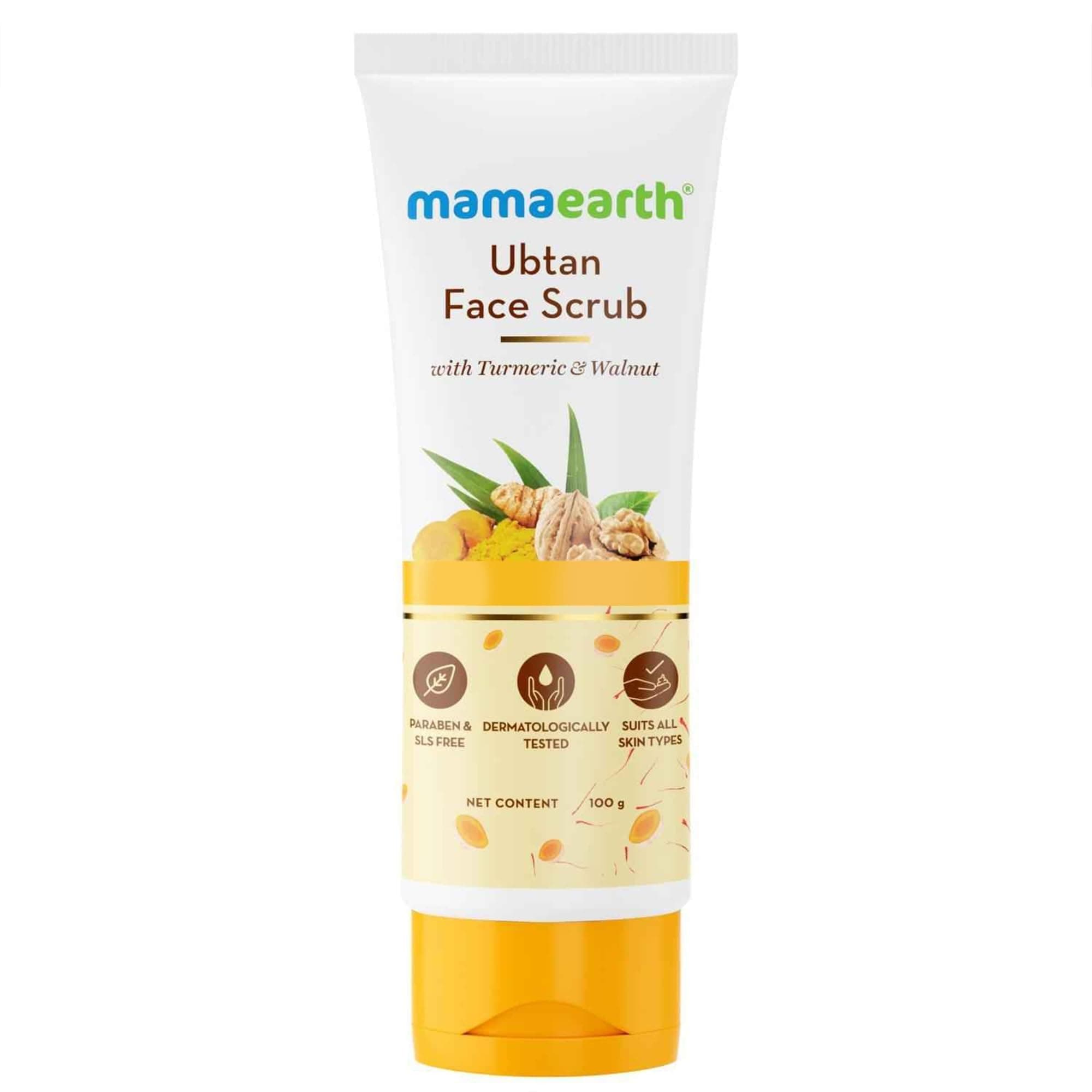 Mamaearth Ubtan Face Scrub, 100 ml