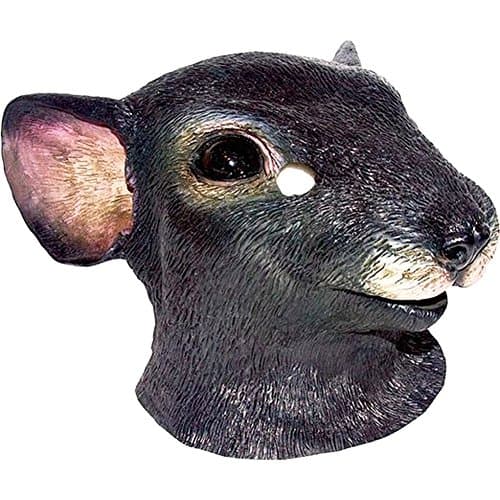 Latex Full Head Rat Mouse Rodent Mask