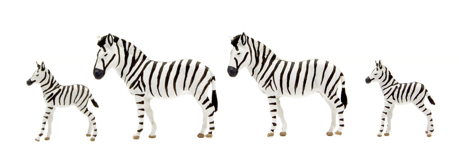 Preiser 20387 - Zebras H0 1:87