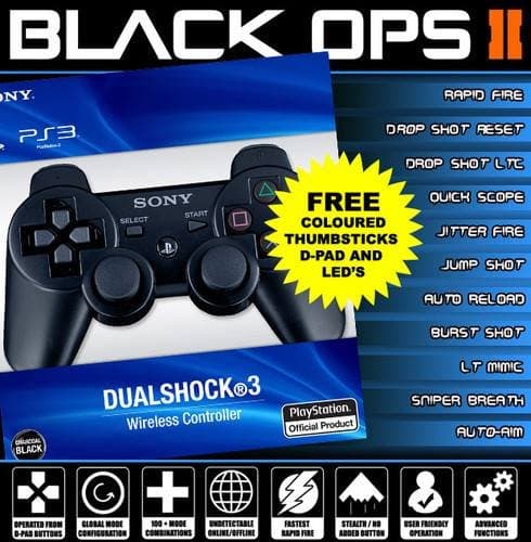 Epic Modz Playstation 3 PS3 10 Mode Modded Rapid Fire Controller Custom 2014 !!