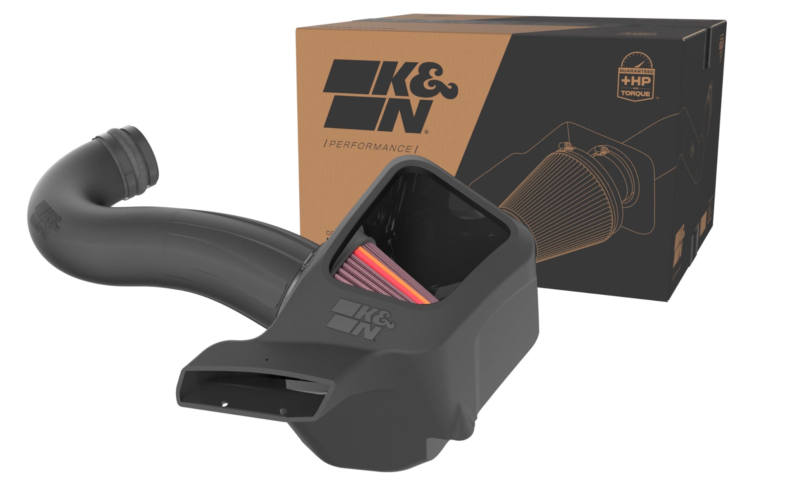 K&N NextGen Cold Air Intake System: High-Flow Cotton Filter: Compatible with 2011-2025 DODGE/JEEP: Durango, Grand Cherokee, 50-1563