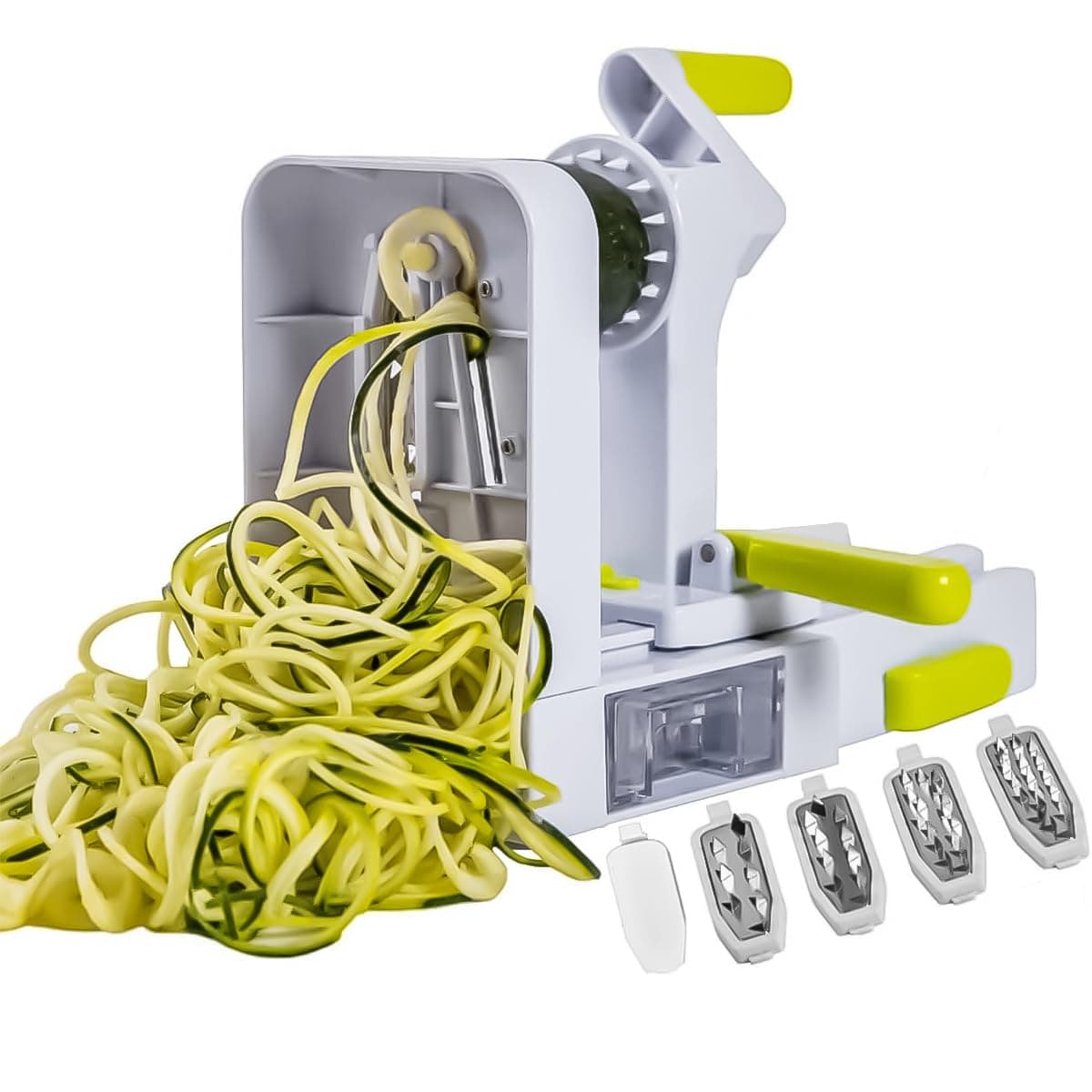 Vegetable Slicer for Kitchen, 5 Blades Vegetable Cutter for Kitchen, Potato Slicer Onion Slicer Vegetable Chopper for Kitchen, Multifunctional Vegetable Cutter for Squash, Potatoes, Carrots
