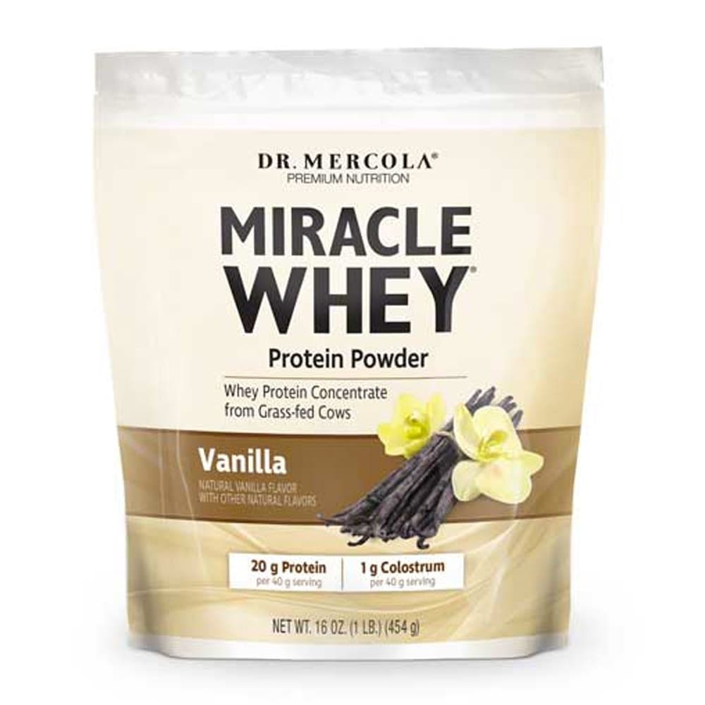 Dr. Mercola Miracle Whey, Vanilla, 16 Ounce