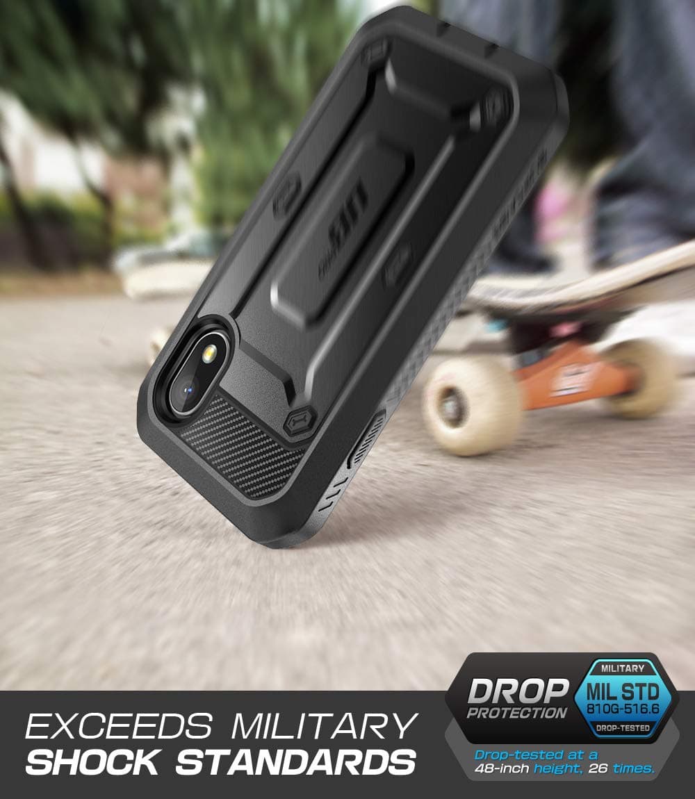 SUPCASE [Unicorn Beetle Pro] Case Designed For Palm Pepito Full-Body Holster Case with built-in Screen Protector - Black