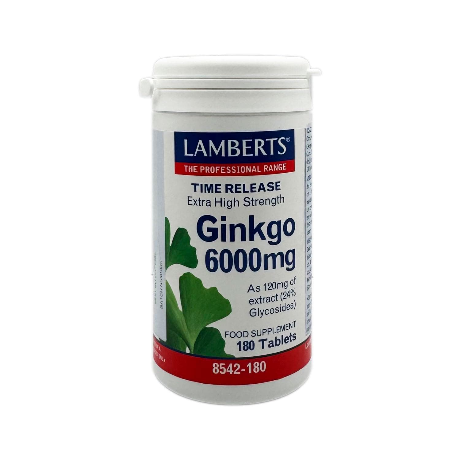 LambertsGinkgo 6000mg Extra High Strength, 180 tablets