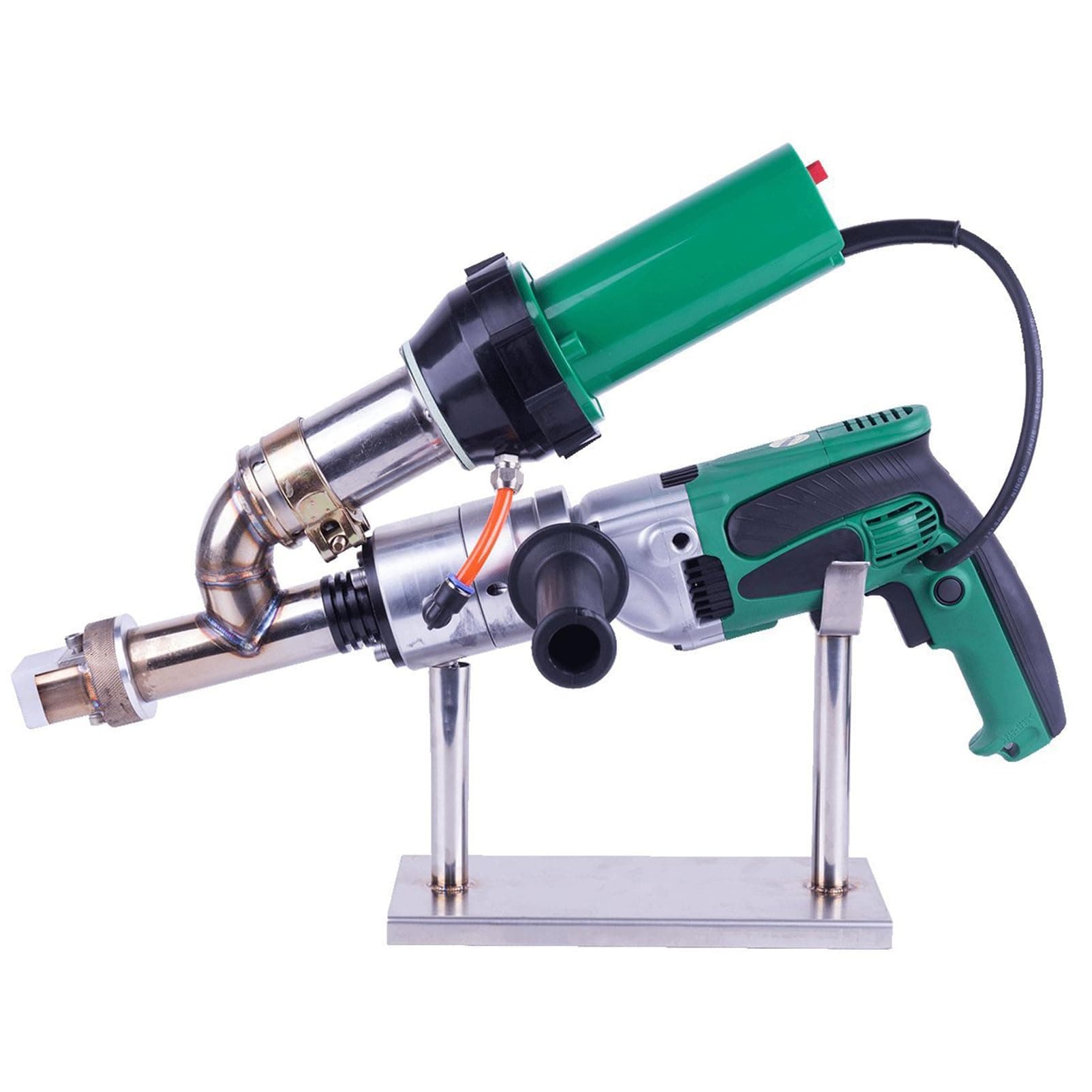 Hand Extrusion Welder Gun, Handheld Plastic Extrusion Welding Machine Kit, Hot Air Plastic Welder Gun Vinyl Weld Extruder Welder for Welding HDPE PP PVDF Ssheet