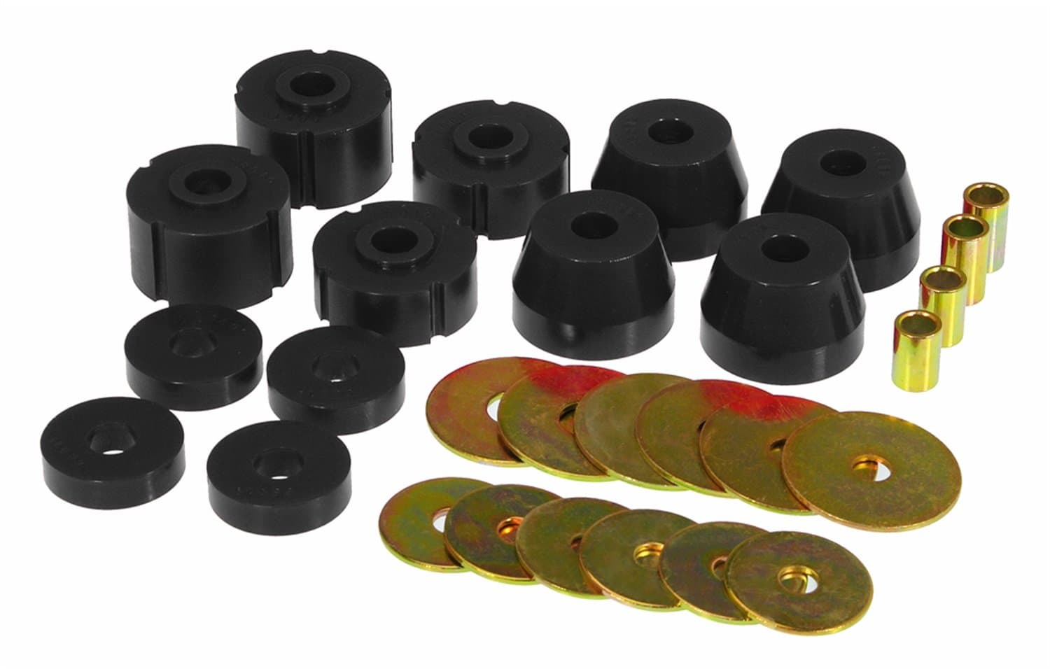 Prothane 4-102-BL Black Body Mount Kit