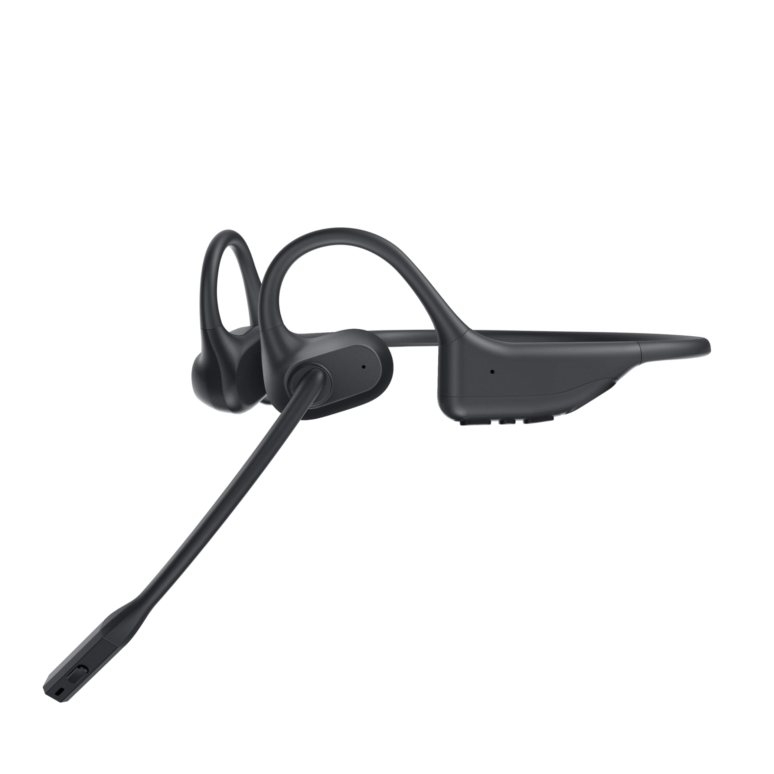 Open Ear Headphones with Mic, Bluetooth Headset with Microphone, Dual Connect Bluetooth 5.3 with AI Noise Cancelling Mic & Mute Function, Wireless Headset for Work, Sports, Drive