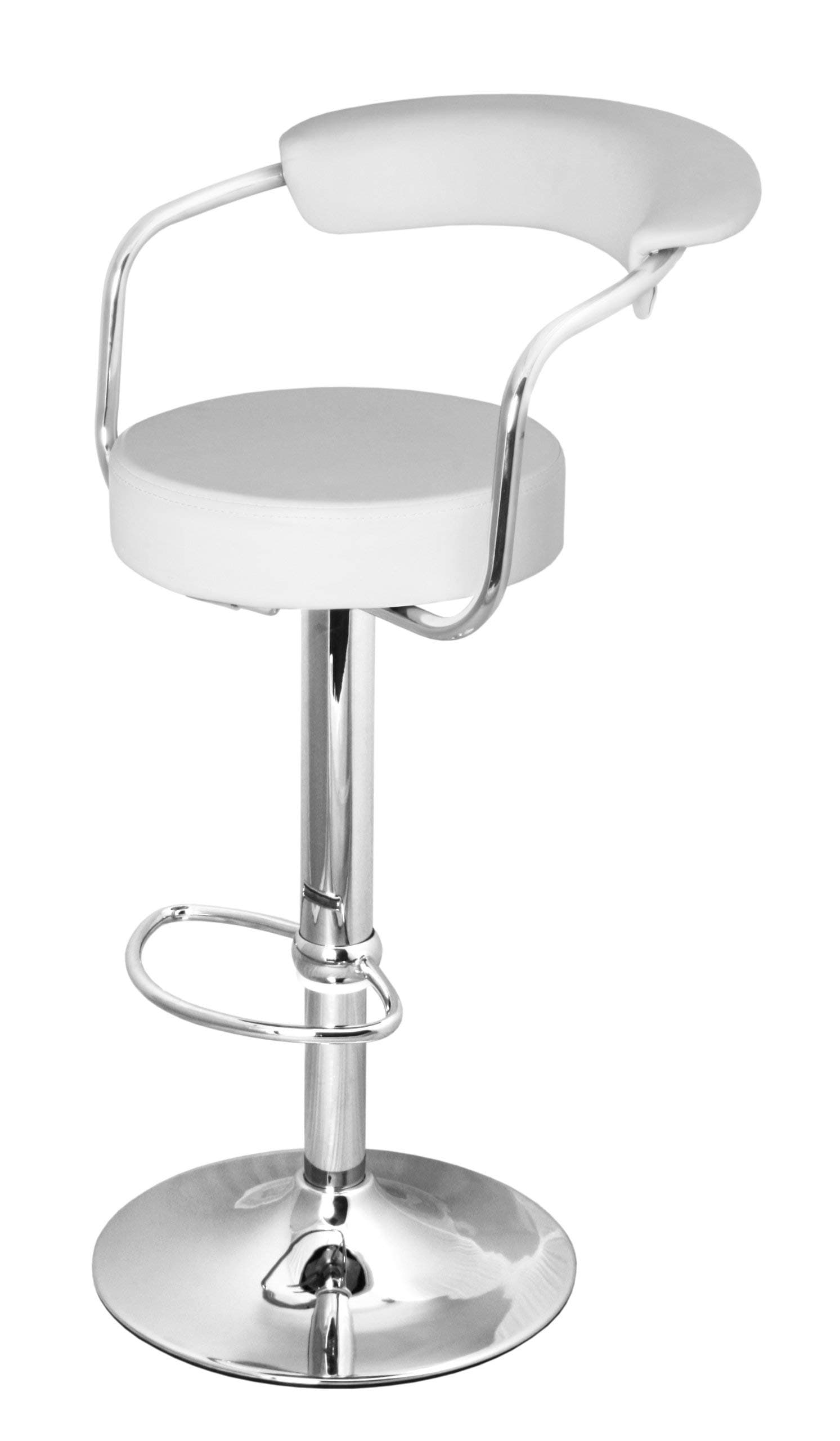 DF Sales Lamboro Zenith bar Stool, White