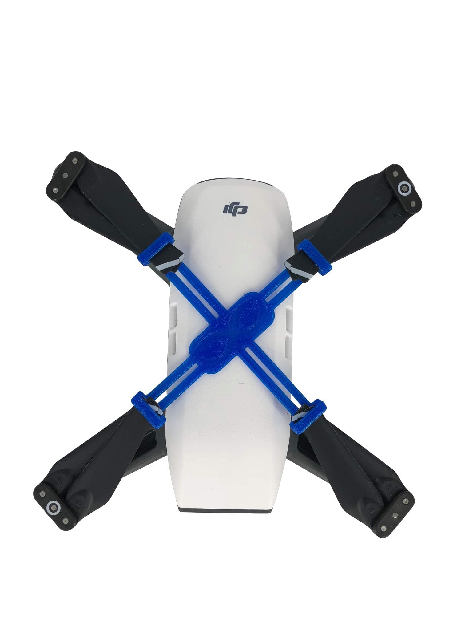 DJI Spark Propeller Holder by EarthByDrones© | Stable and Secure Grip, Easy Snap On and Off Design, Portable + Protect Your Drone While Traveling + Available in 7 Colors (Blue)