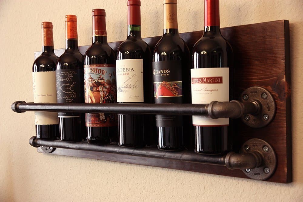 Wooden Wine Rack, Wine Bottle Holder