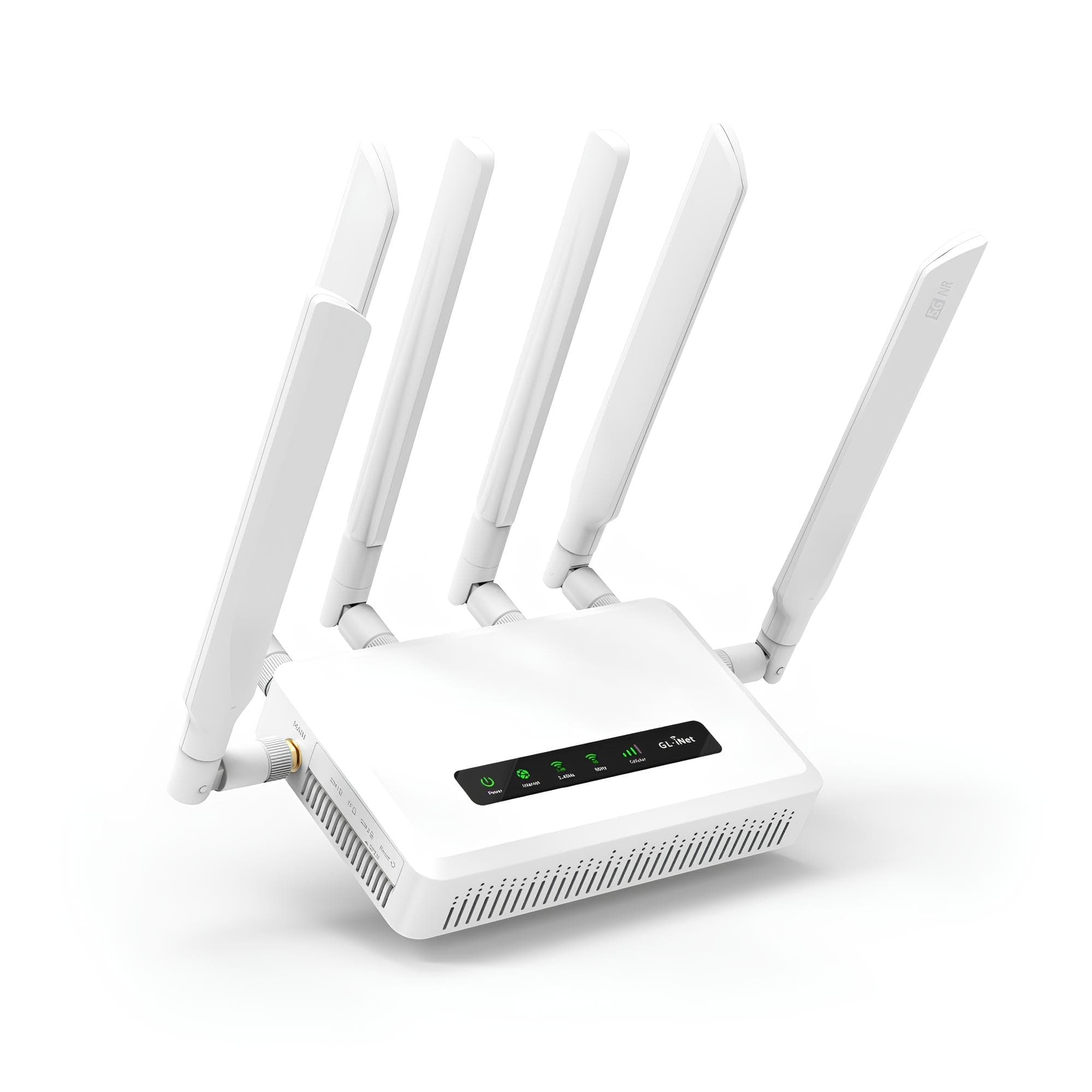 GL-X3000 (Spitz AX) Cellular Gateway 5G Router for House & RV, Wi-Fi 6, Detachable Antennas, Dual-SIM, T-Mobile & AT&T IoT Device Certified, Family/Rural Area/Road Trips