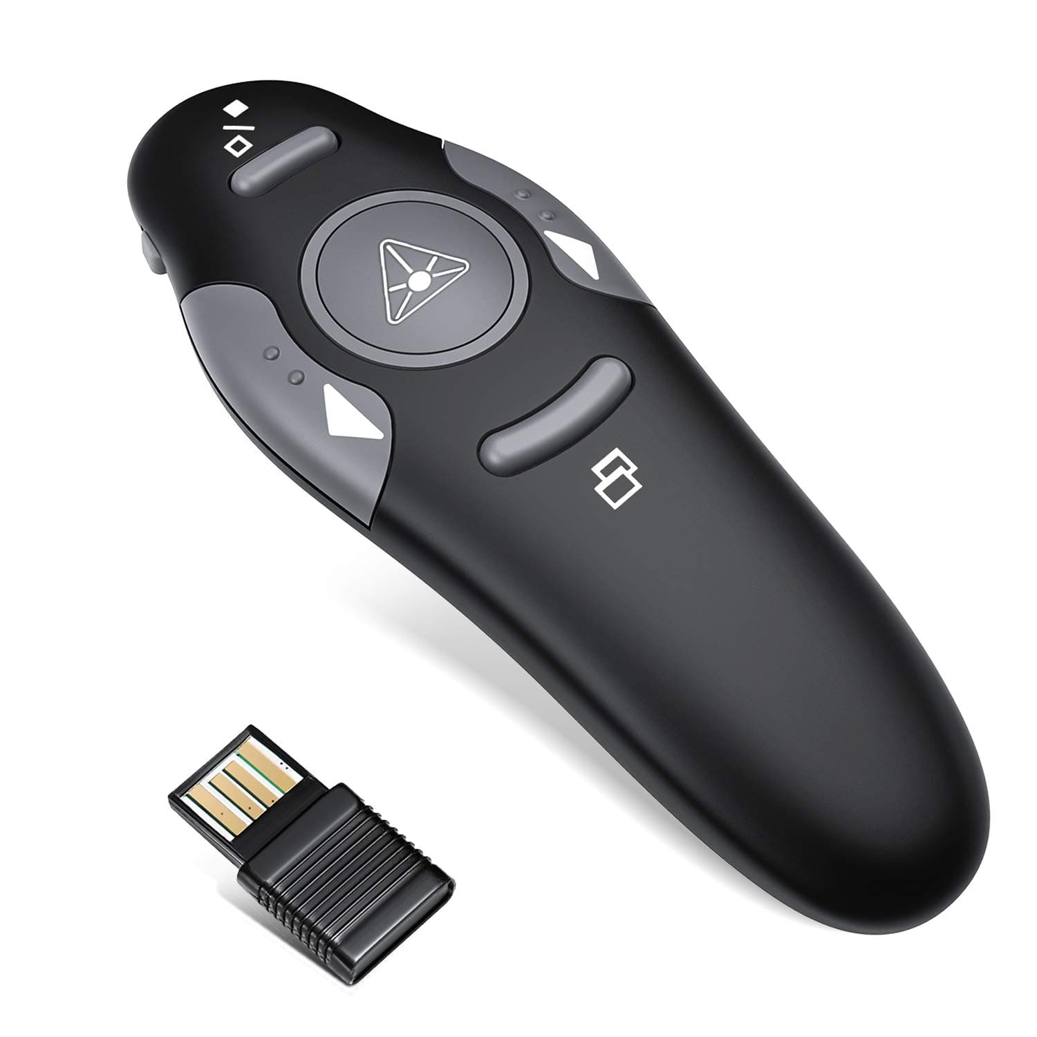 Wireless Presenter, EALNK 2.4GHz Wireless Presenter Remote Presentation USB Control PowerPoint PPT Clicker Support Mac
