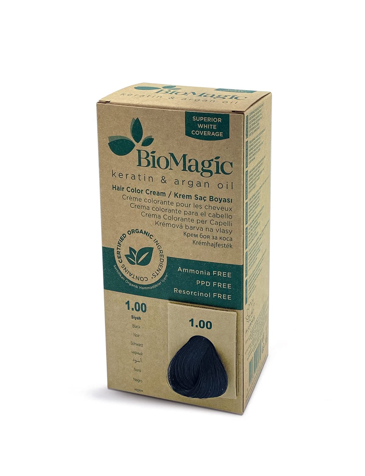 – Bio Magic Permanent Hair Colour Cream, Black