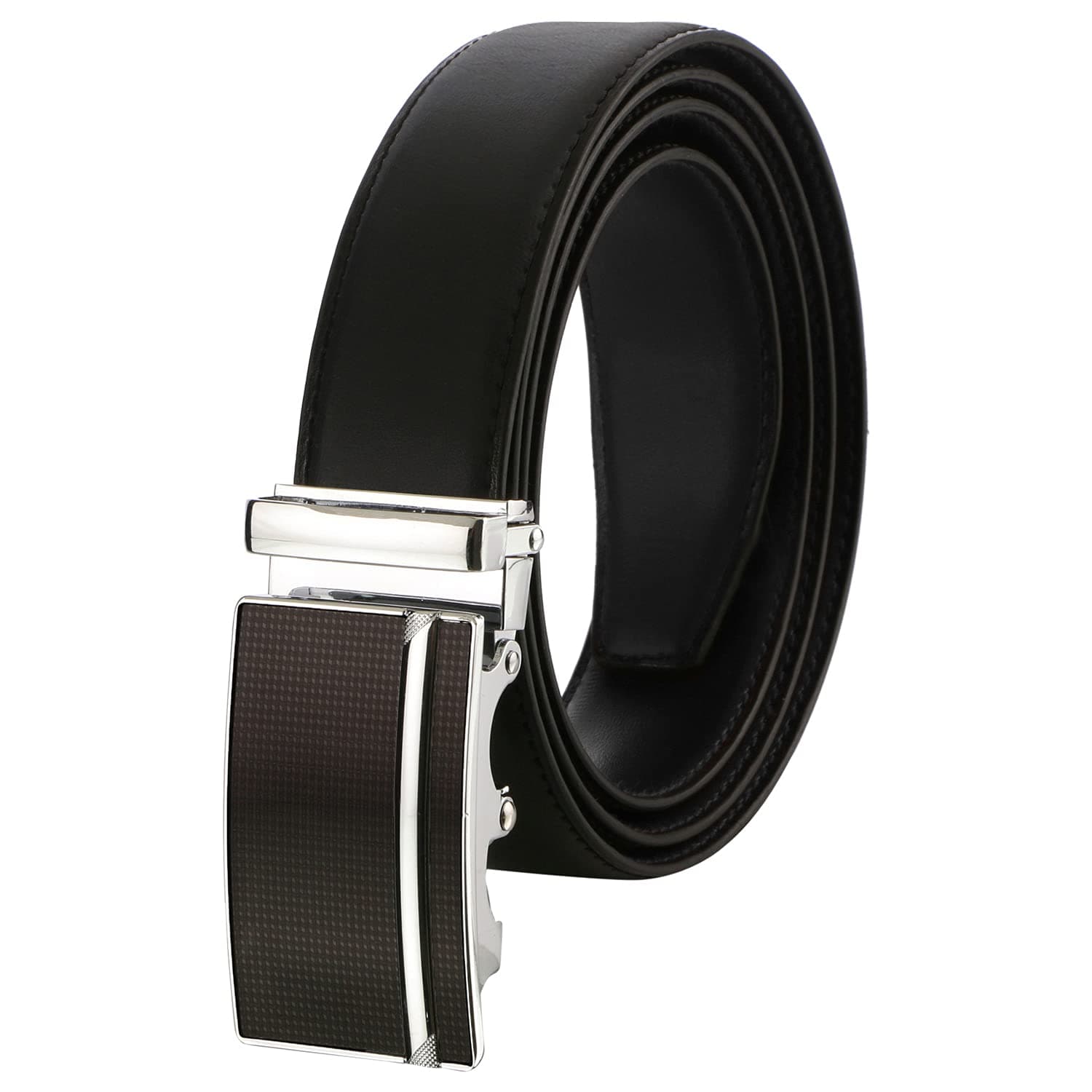 LabnoftMen's Leather Auto Lock Belt