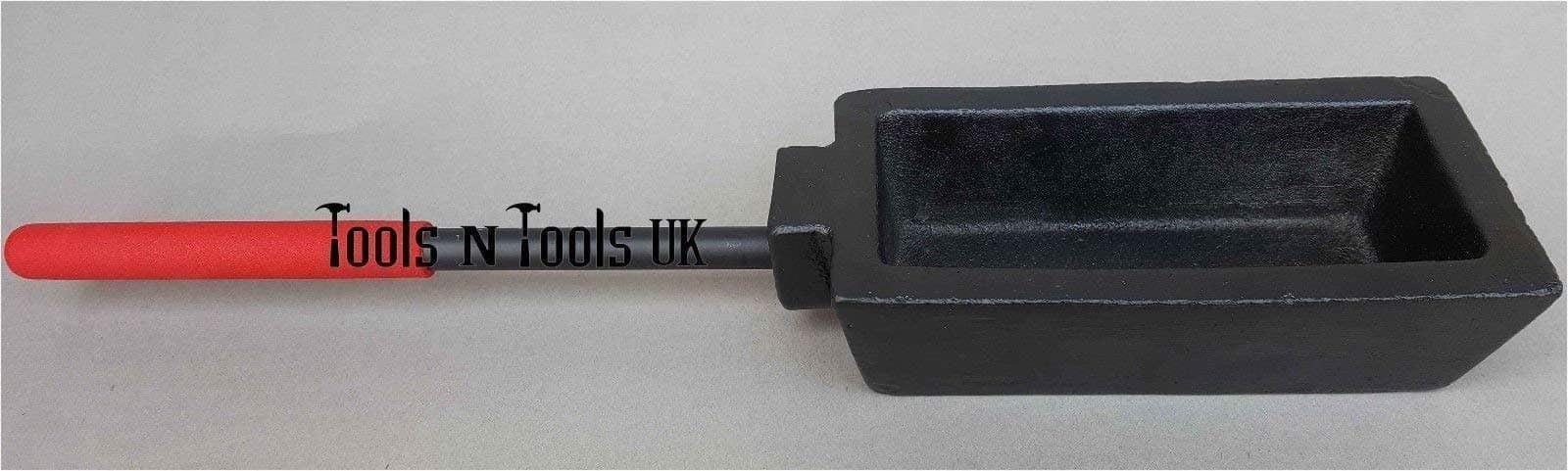 Tools N Tools UK 6 KG Long Handle Cast Iron Ingot Mould Silver & Gold Bar Scrap Crucible Furnace