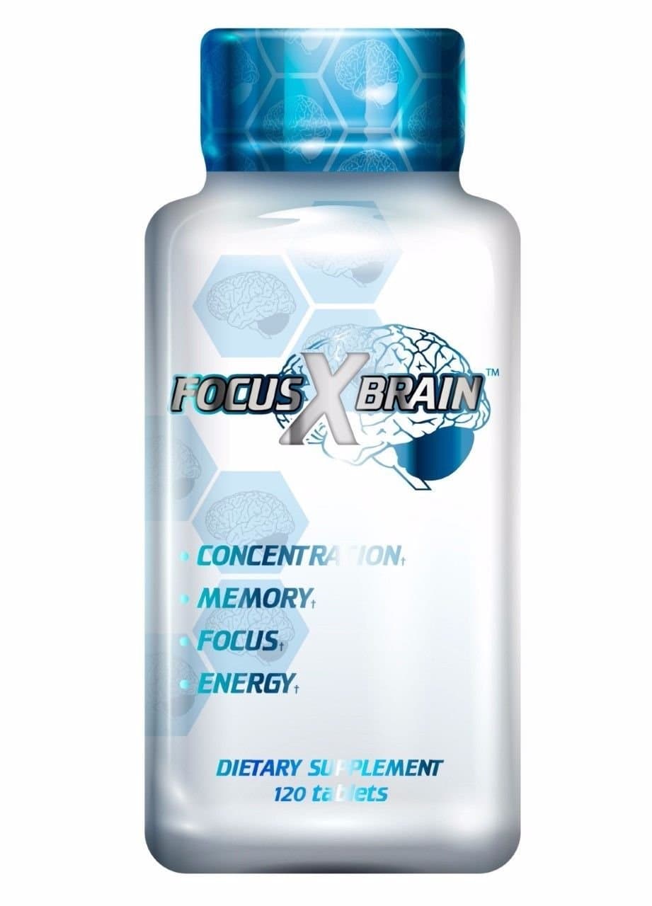 Brain-Boost FOCUS X BRAIN Natural Brain Function Support Supplement Memory, Concentration, Focus & Energy (120)
