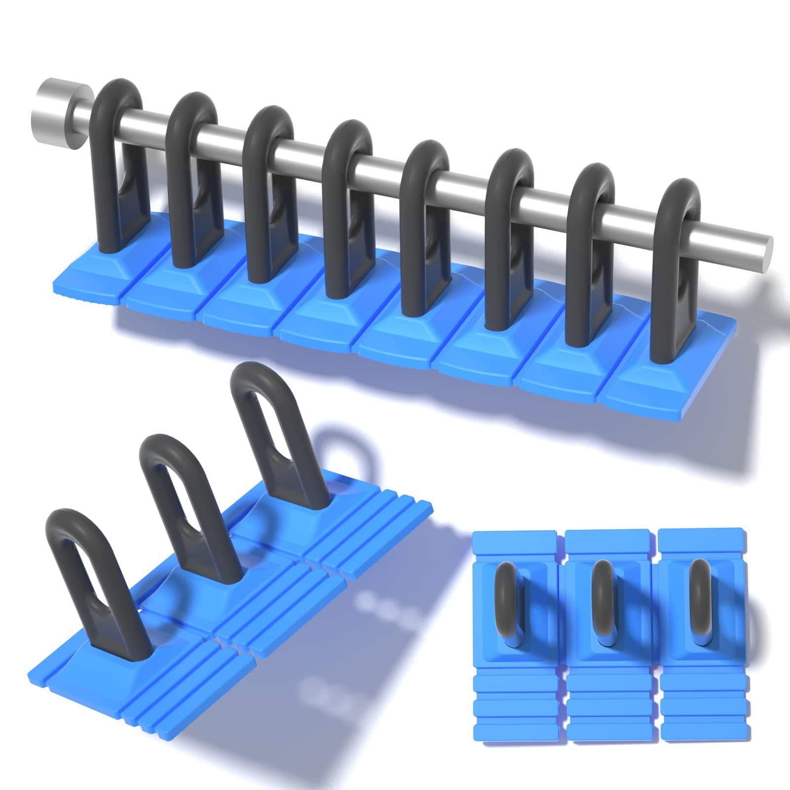 Paintless Dent Repair Tool Car Dent Puller Kit Heavy Duty Auto Body Dent Remover Glue Pulling Tabs Blue Gule Pull Tabs Powerful Body Repair Dent Removal Tools DIY Hand Tool for Car Dent Repair