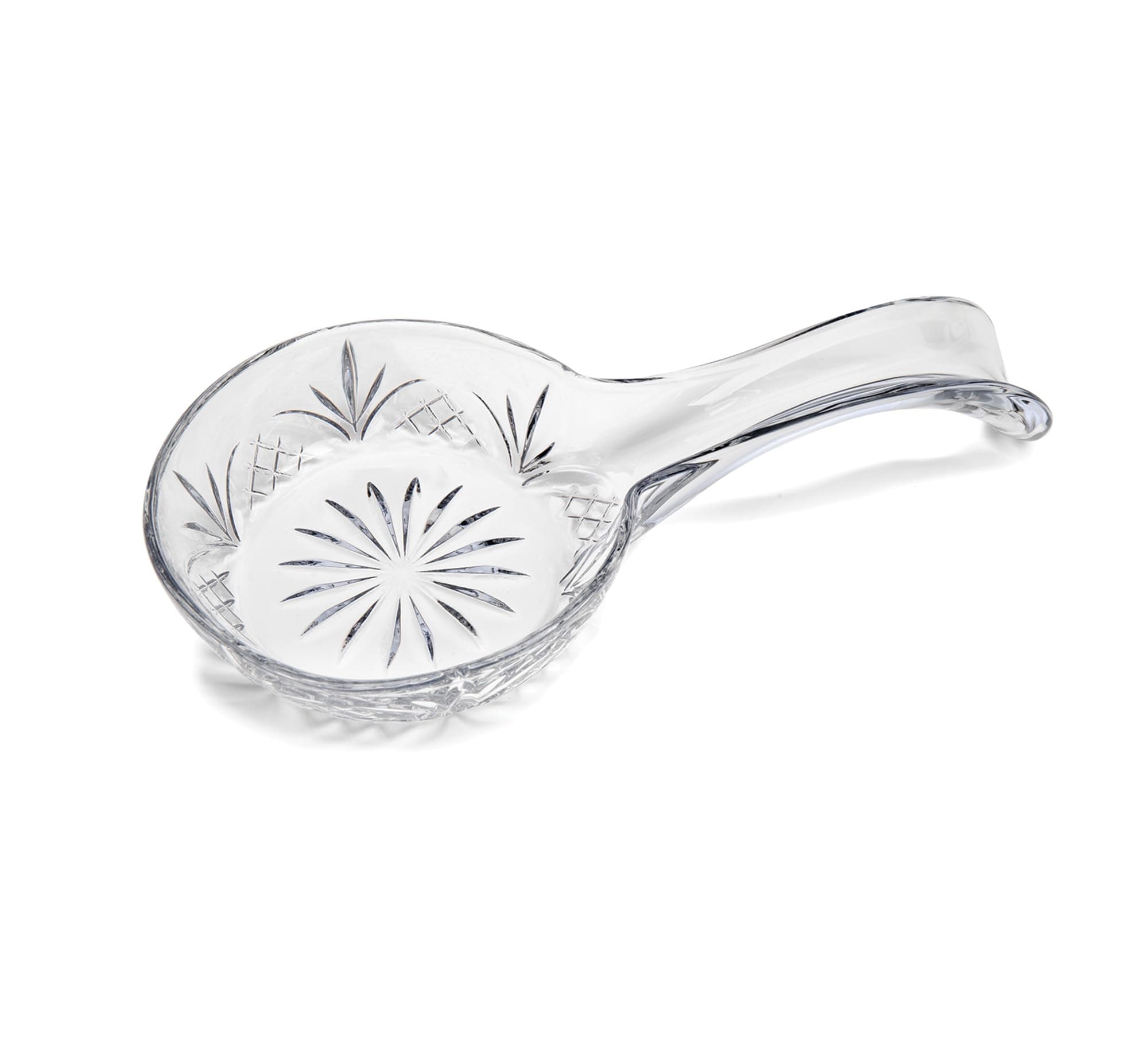Spoon Rest Kitchen Counters, Crystal Glass Spoon Holder Rest - Dublin Collection, XL SIZE…