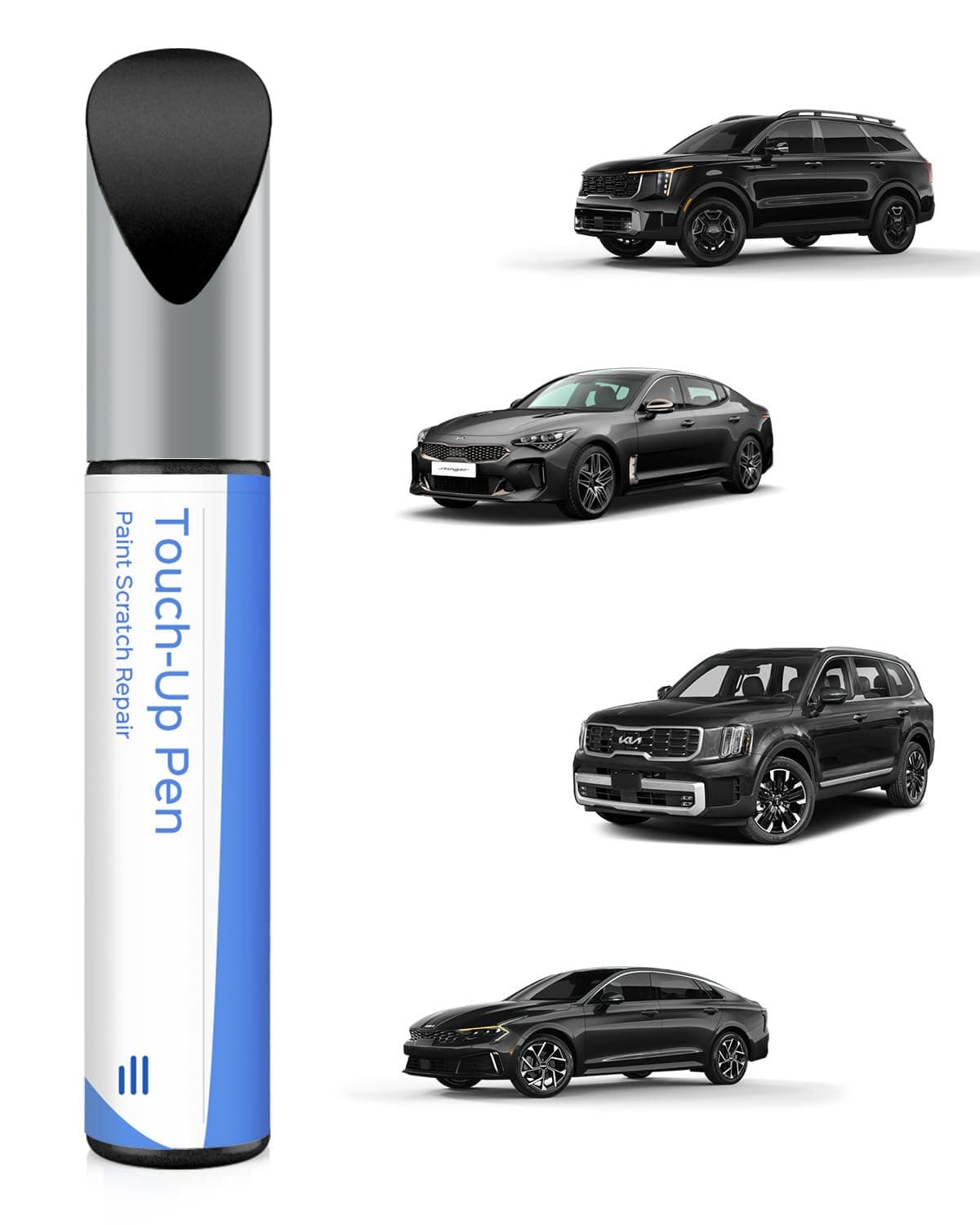 EB Ebony Black Touch Up Paint Compatible with Kia Exact Match Chips and Nicks Touch Up