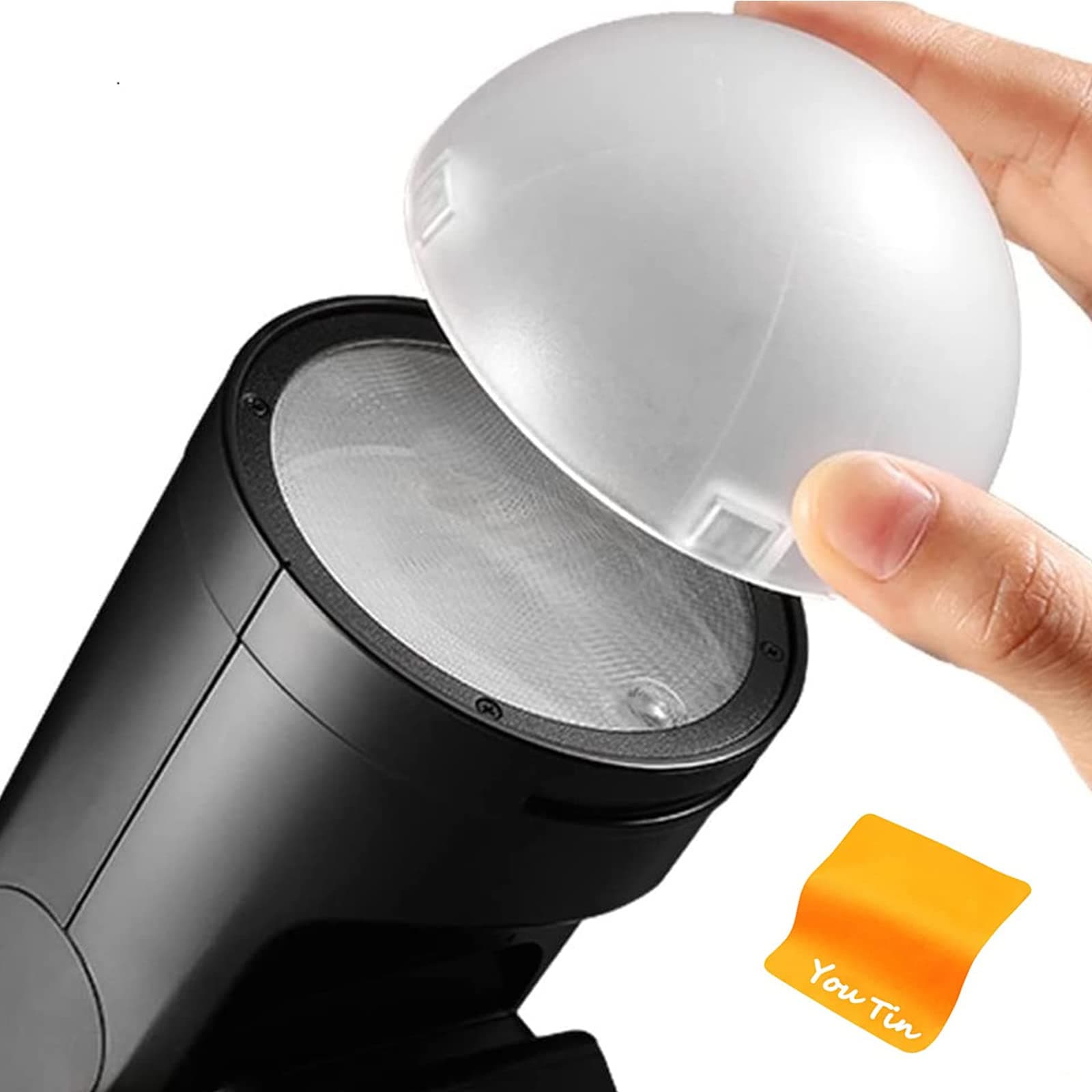 AK-R11 Diffuser Dome for Godox V1 V1Pro V100 Flash Camera Round Head Flash, V100C V100N V100S V1Pro-C V1Pro-N V1Pro-S V1C V1N V1S,AD200 Pro II AD100Pro AD200Pro AD200 / H200R