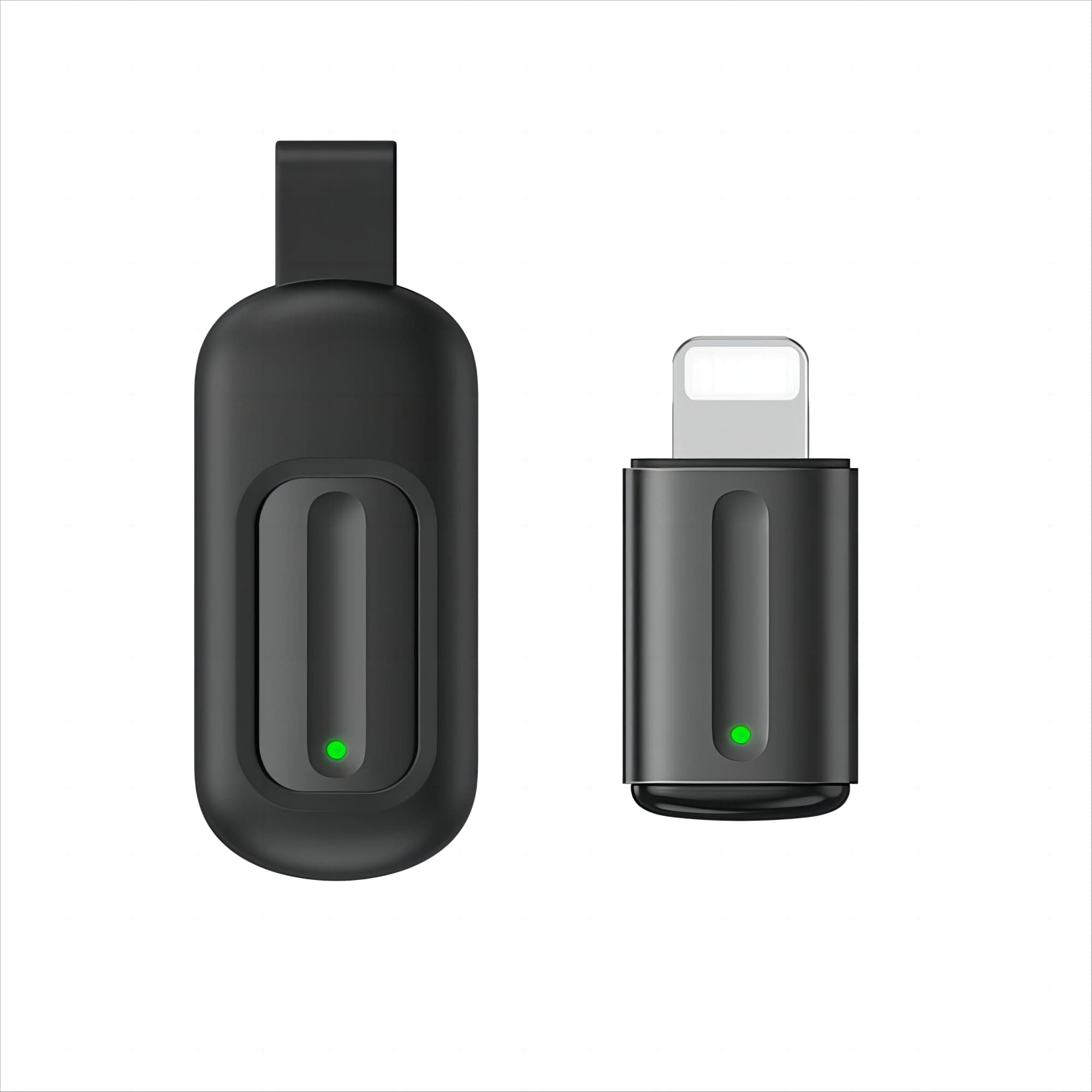 Universal Remote Control Adapter for iPhone All in One Remote Control for TV/AC/DVD Compatible with Samsung, Sony, Panasonic, Sharp, LG and More. (Black, for Lightning Plug iOS)