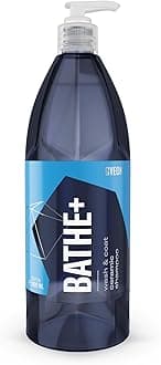 Q²M Bathe+ - Car Shampoo - Ceramic Car Wash Shampoo - pH Neutral - Strong Hydrophobic Protection & Slick Application Restores & Maintains Gloss, Car Cleaning Kit Products - 1000ml