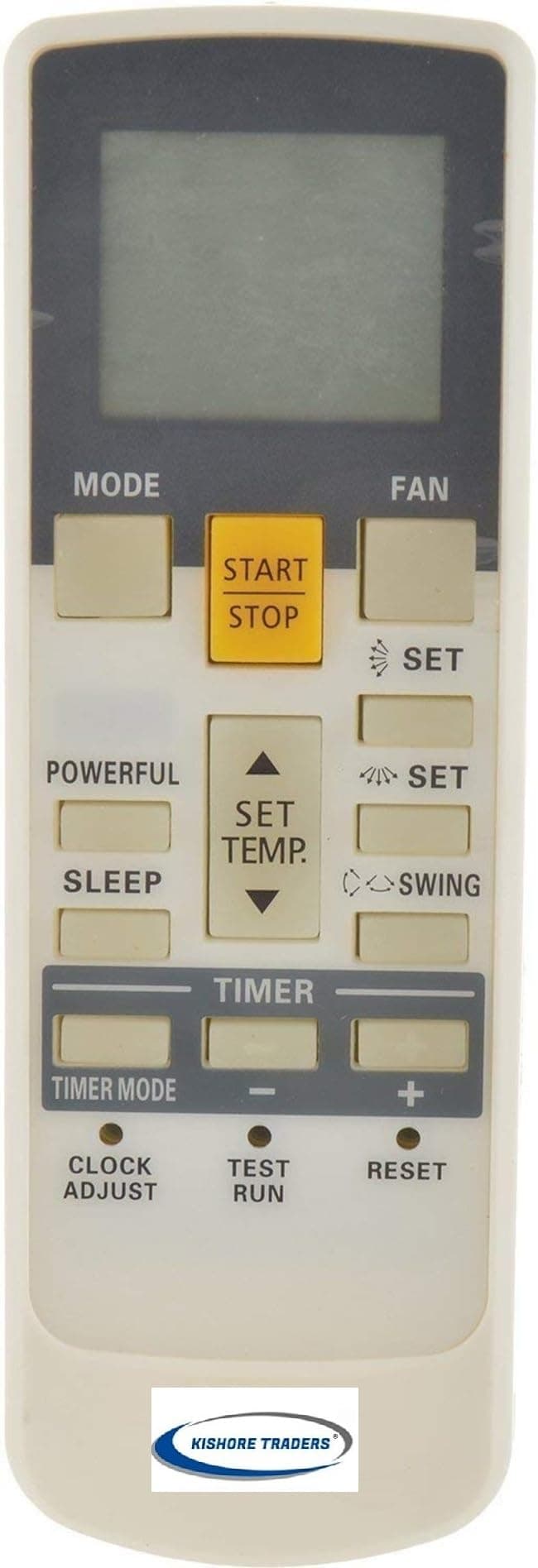 AC Remote Control Compatible with O General Split AC Ar-Raj1E (Please Match Your Old Remote with Given Image, it Must Exactly Same as Your Old Remote for Work)
