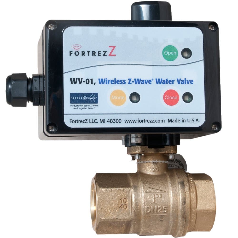 Wireless Z-Wave Water Valve 1/2 inch; Cert ID: ZC08-13040028