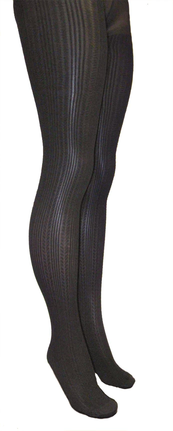 Ribbed Herringbone Tights