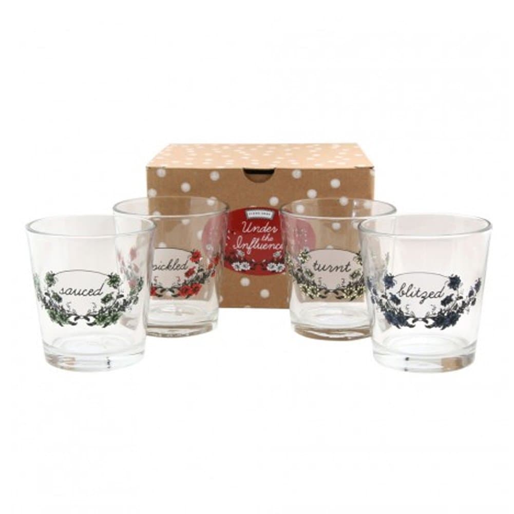 Fishs Eddy Under the Influence Glass Set