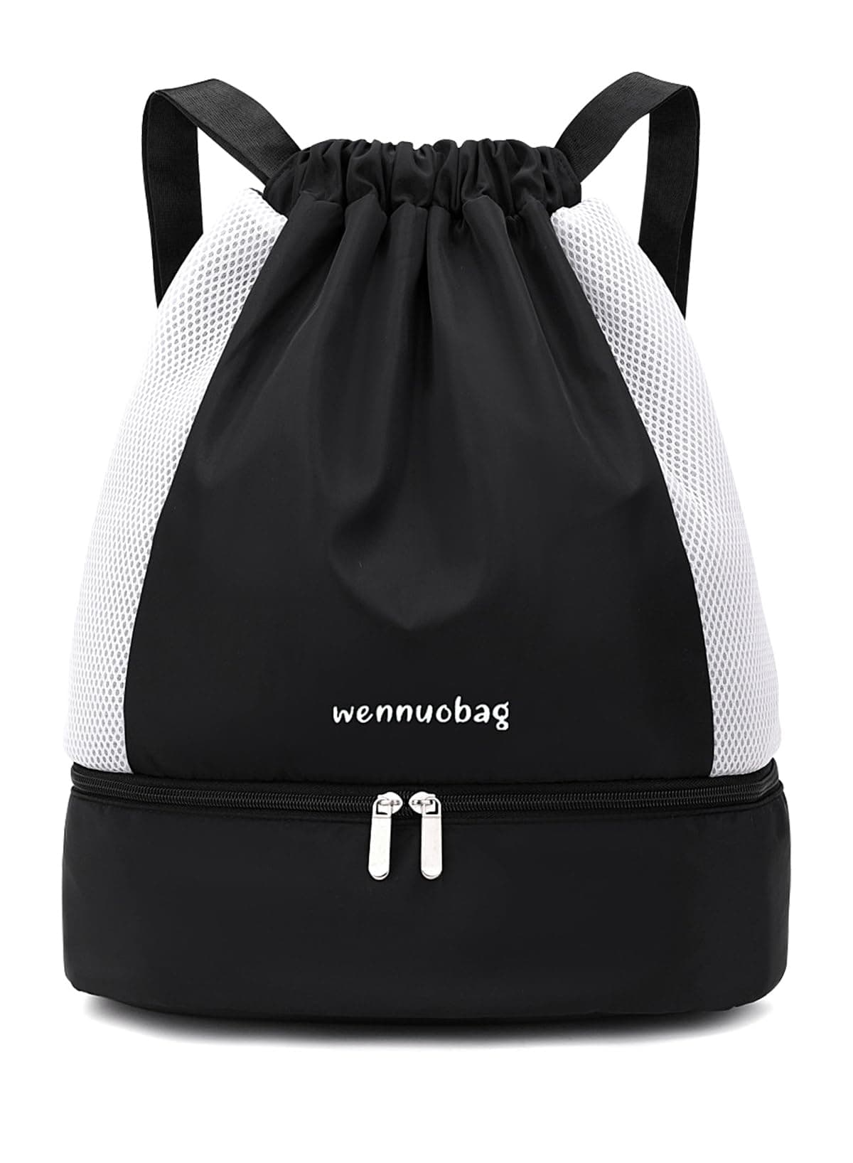 URbazaar Waterproof Drawstring Backpack - Dry & Wet Separation Swimming Bag for Beach, Gym, Sports, Fitness, Riding - Suitable for Adults and Kids