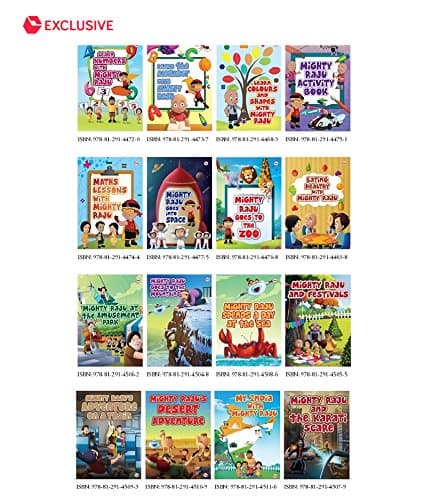 Mighty Raju 16 Books Combo Pack- Exclusive