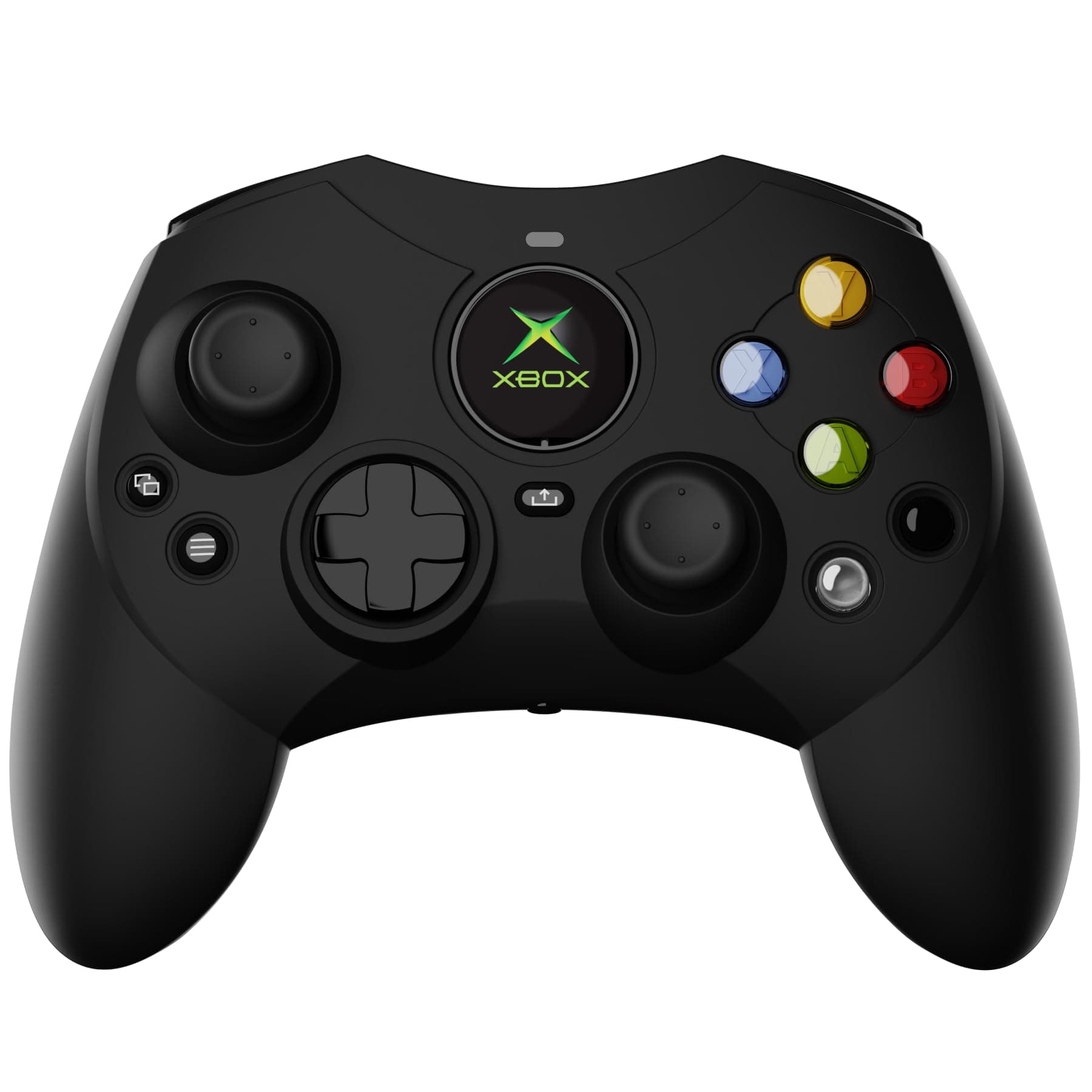 Hyperkin DuchesS Wired Controller - Black - Officially licensed S Controller replica for use with Xbox Series X|S, Xbox One, Windows 10|11, PC, Video Game Controller with Hall Effect Sticks, 3.5MM,