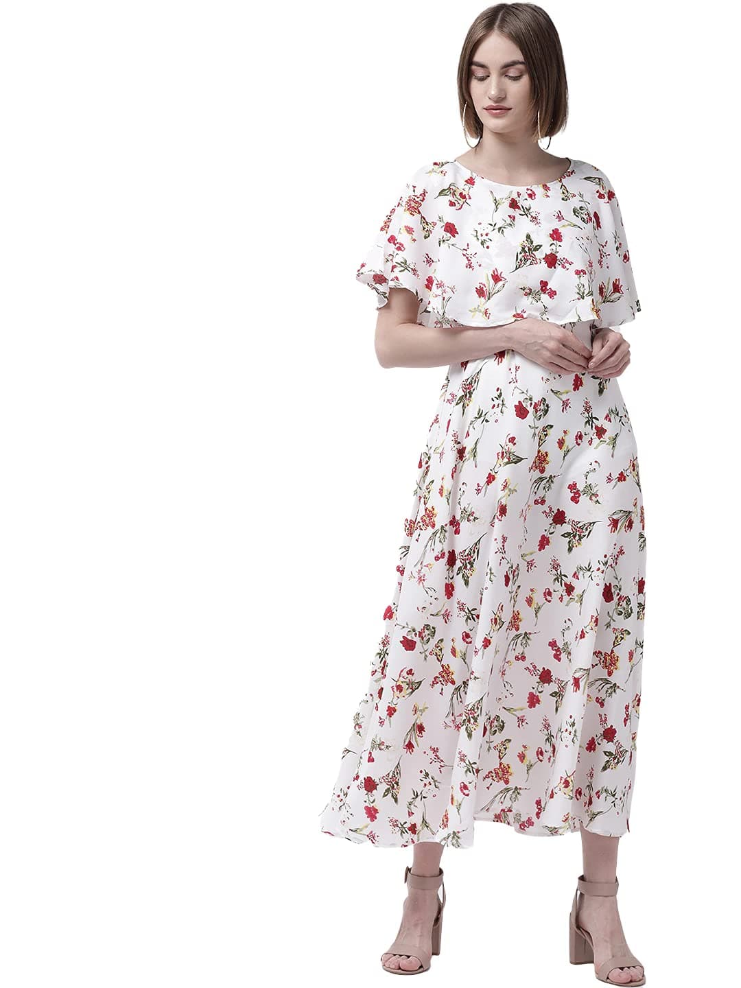 Women's Floral Printed Maxi Gown