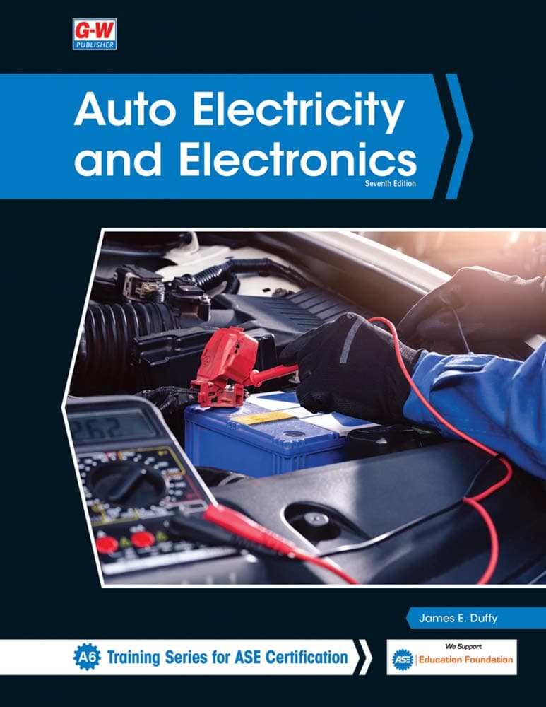 Auto Electricity and Electronics (Training Series for Ase Certification, A6) Paperback – 21 May 2019