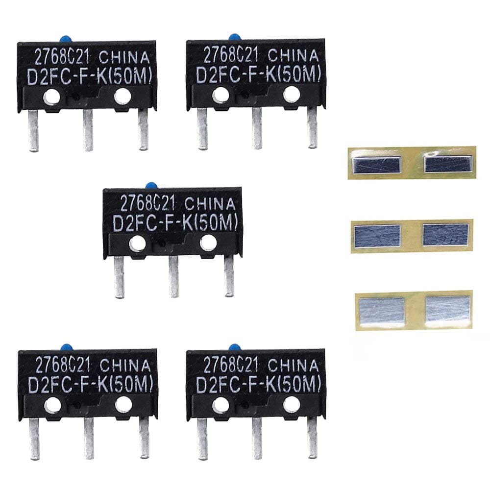 Micro Switch Microswitch Switches (D2FC-F-K(50M) 5pcs)
