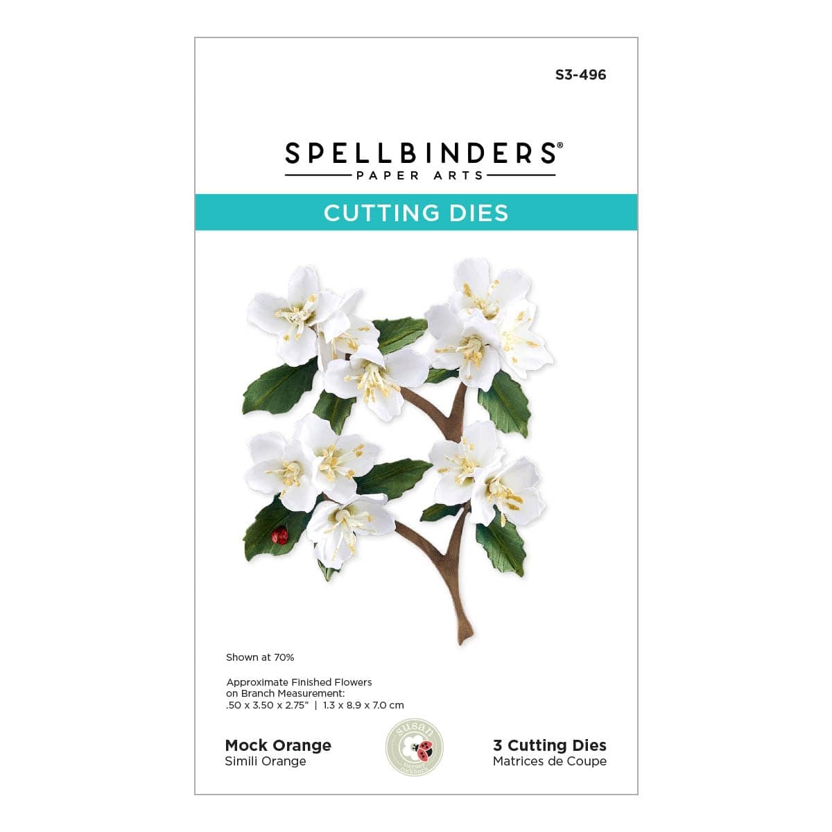 Spellbinders Etched Dies, Metal, One