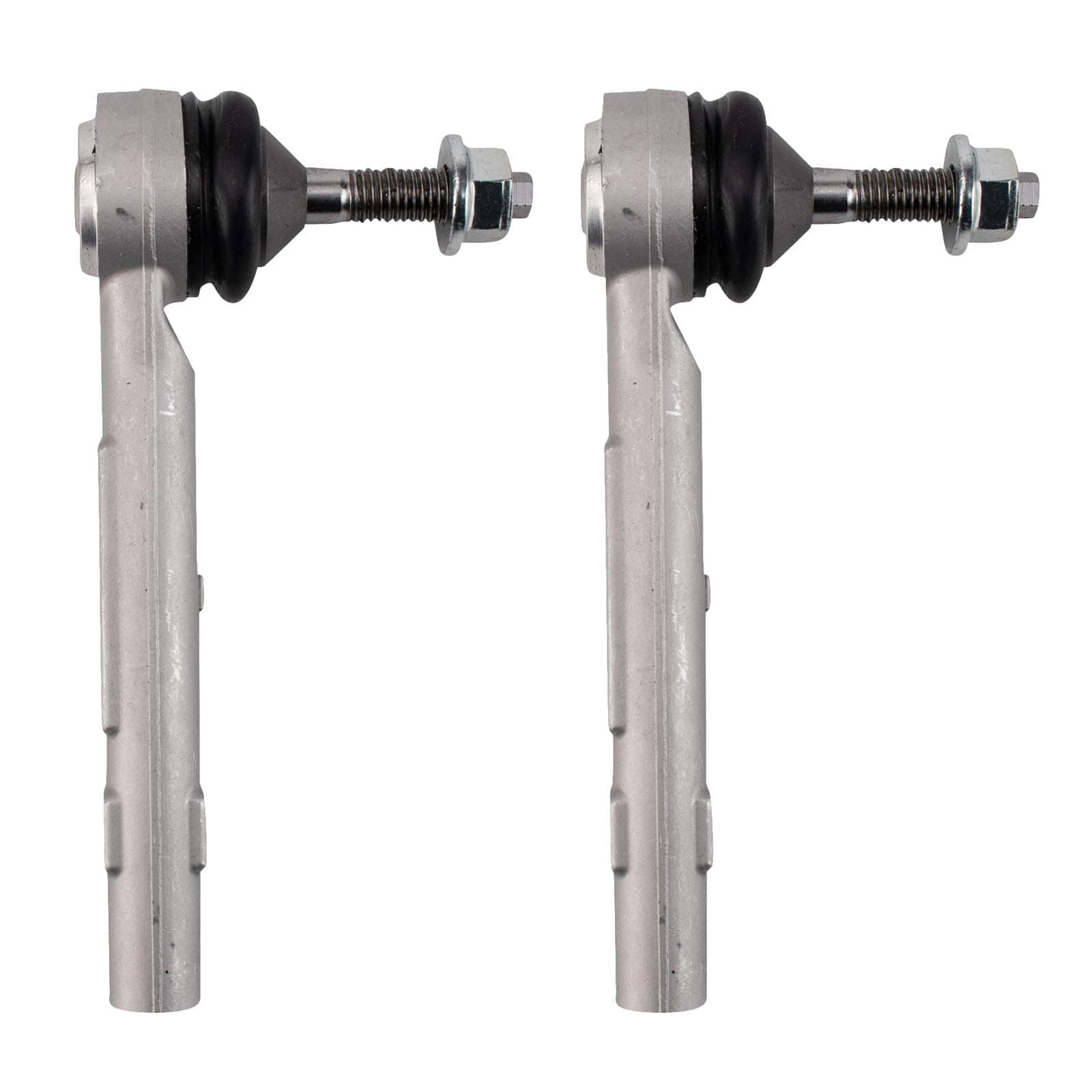 TRQ Front Outer Tie Rod Set 2 Piece Compatible with 2017-2022 Tesla 3 20-22 Y