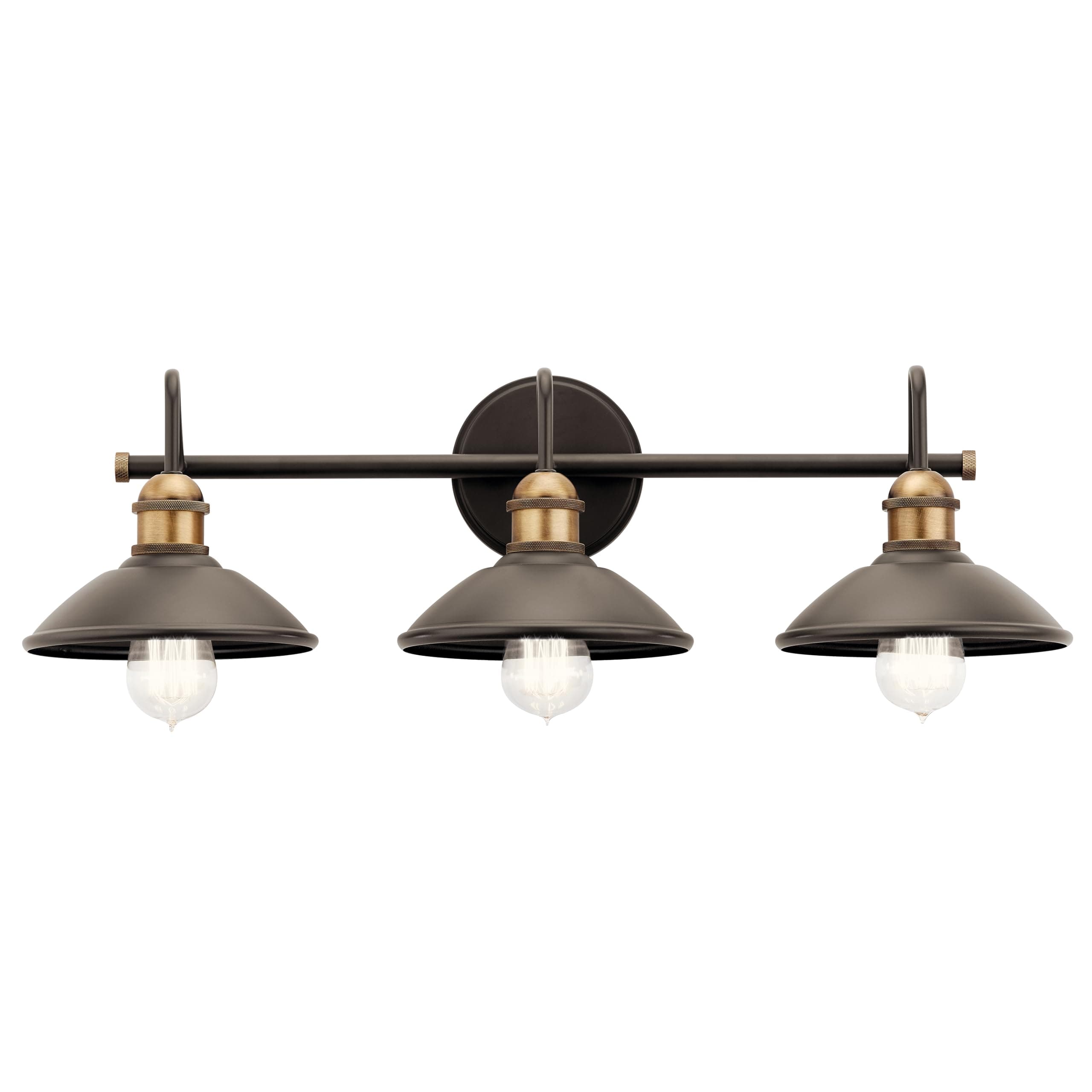 Lighting Clyde 26.25" 3 Light Vanity Light in Olde Bronze®