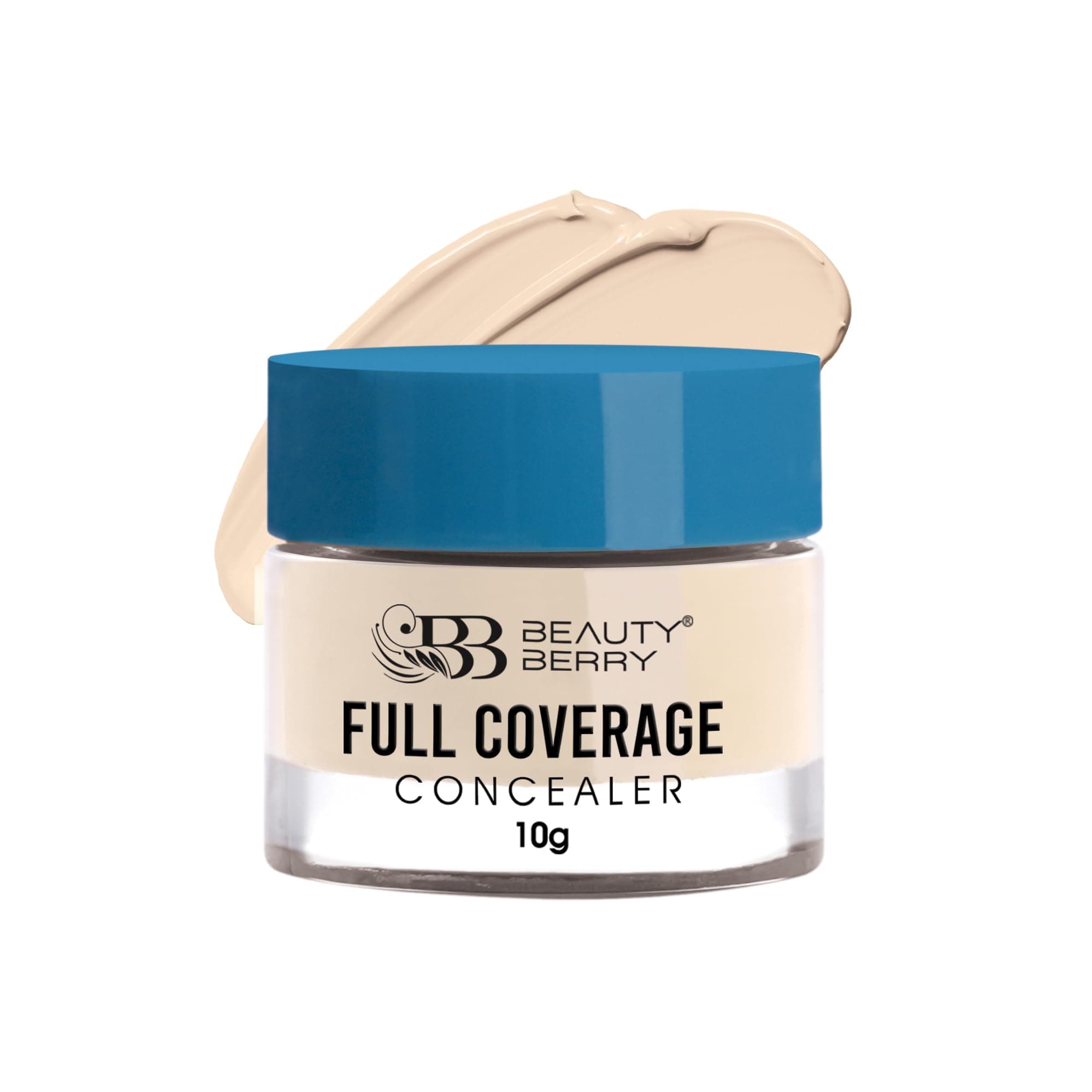 Full Coverage Concealer - Fair, 10g | Easy to Blend, Ultra Lightweight & Long Lasting Concealer | Creamy Texture, Highly Pigmented, Waterproof Concealer for Face Makeup