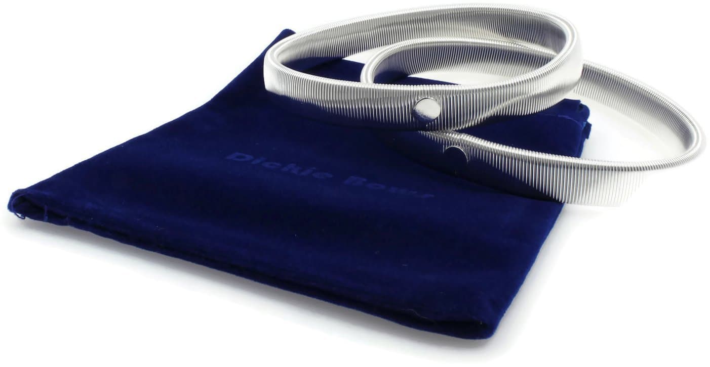 Silver Expandable Shirt Armbands with Pouch