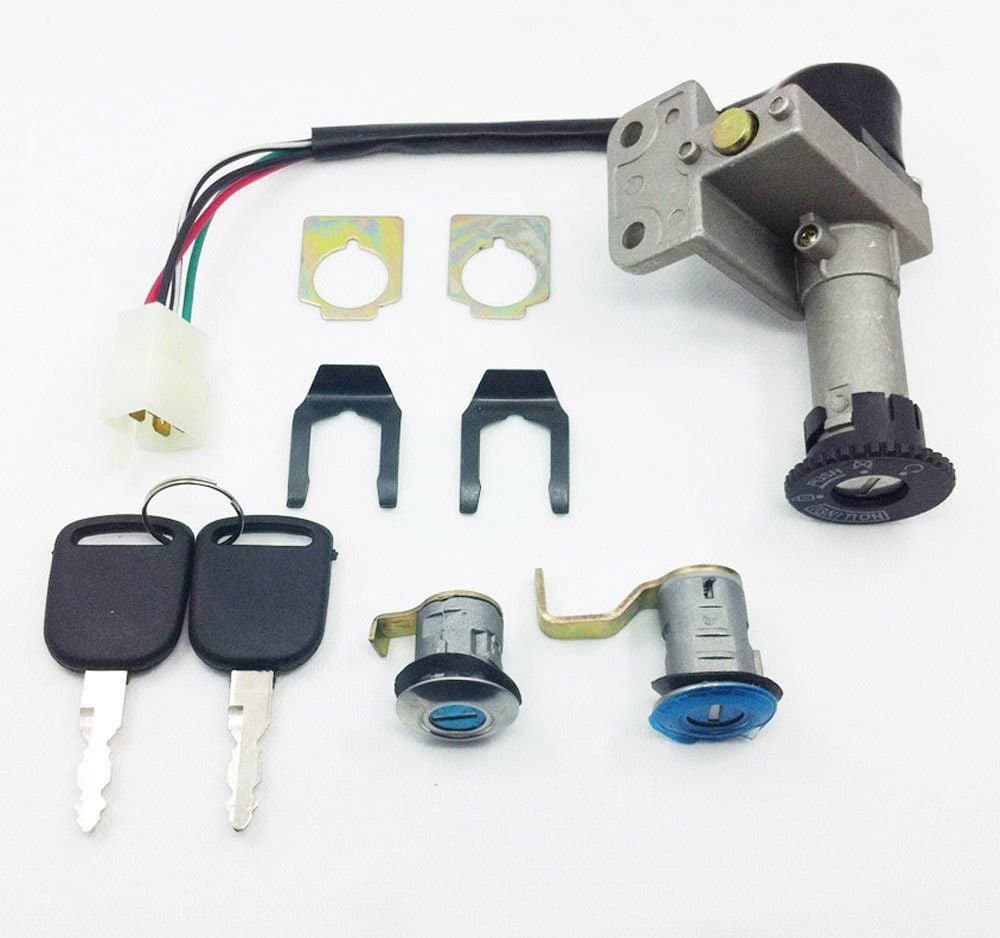 GY6 4 Wire Key Ignition Switch ATV Scooter Set 50cc 110cc 150cc 250cc Moped