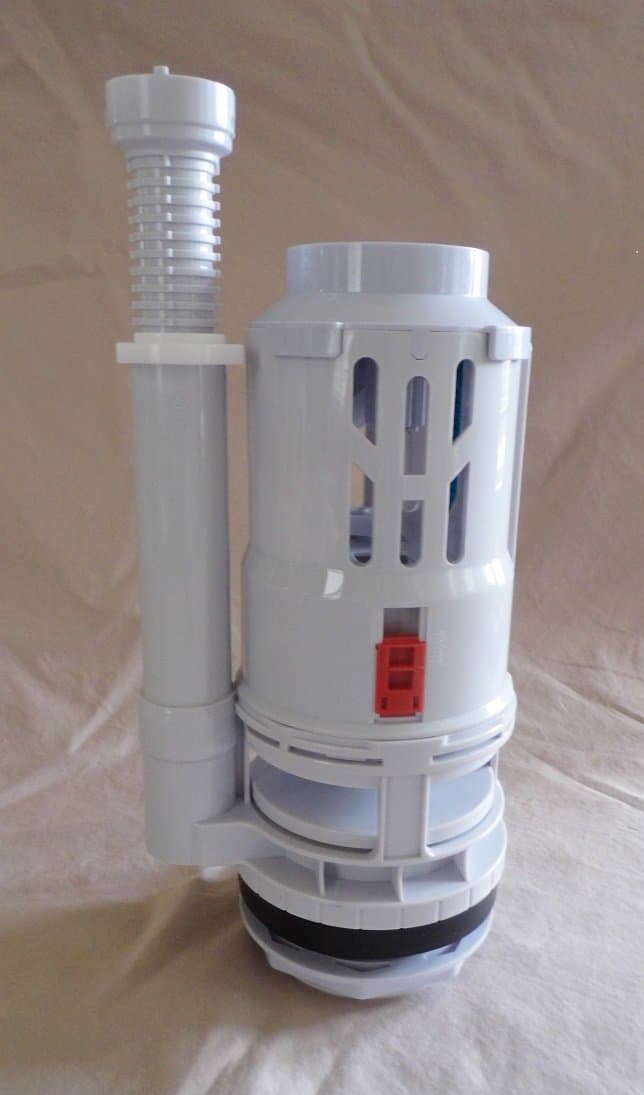 Dual Flush, Top Buttons, Nine Inches High, "Three Inch Flush Hole" Includes Flushing Buttons for Top of Tank Lid.