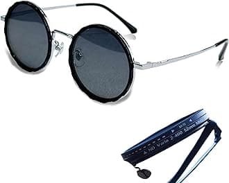 Adjustable Tint Sunglasses Polarized Round Lenses with ND Filter, 9 Gears, Ideal for Beach, Fishing, and Outdoor Activities