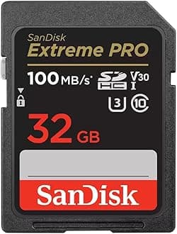 SanDisk 32GB Extreme PRO RescuePRO Deluxe SDHC+ card, up to 100MB/s, UHS-I, Class 10, U3, V30